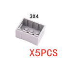 MOC Building Blocks Figures Accessories Cash Dollar Coin Bag Model Gold Silver Bar Colored Diamond Treasure Box Series Coffer