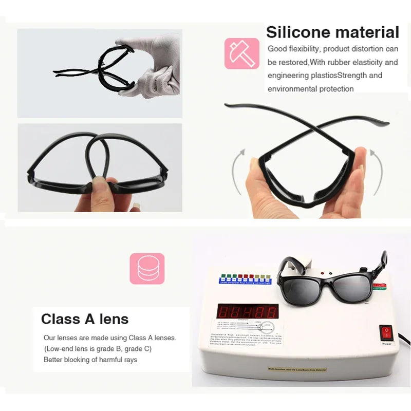 0-3 Years Baby Polarizrd Sunglasses with Belt Flexible Durable Round Flower Silicone Frame Mirrored UV400 Lens Eyewear for Kids