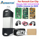 Best V212 For Renault Can Clip OBDII Diagnostic Scanner AN2131QC/AN2135SC Full Chip CYPRESS Programmer Interface Reprog V191