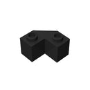 Gobricks 10PCS Building Blocks 2x2 Brick 45 degrees compatible with 87620 Ｃhildren's  toys Assembles Small Particle Parts Brick