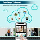 9MP 4K IP Camera Dual Lens Screen WiFi PTZ Auto Tracking Waterproof Panoramic Surveillance Camera with Voice Intercom System