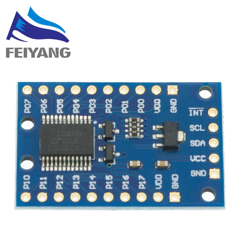 PCF8575 Module Expansion IO port Expander board DC 2.5-5.5V I2C communication control 16 IO ports For Arduino