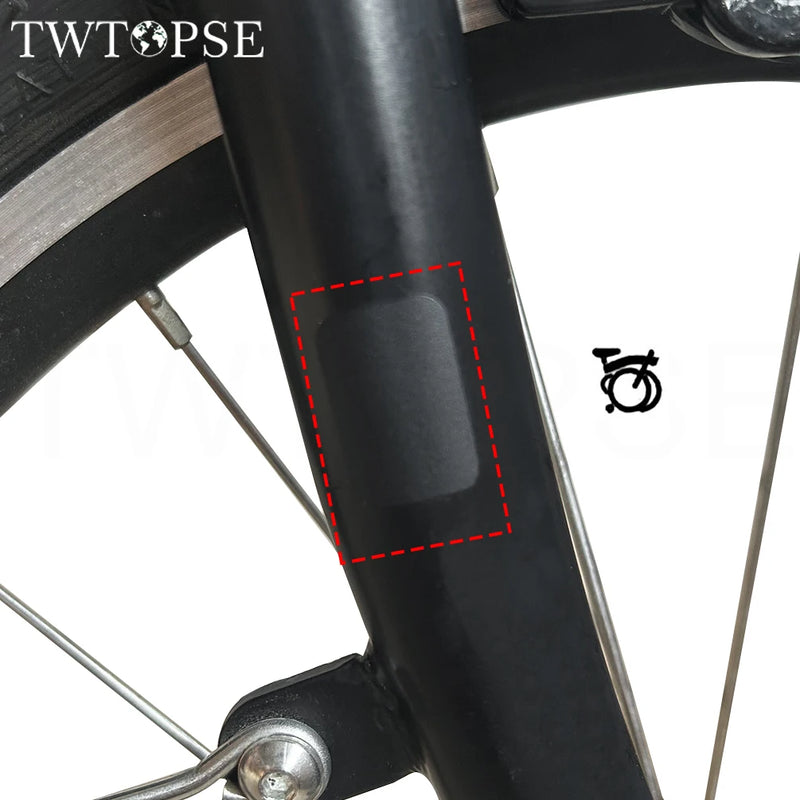 TWTOPSE Bike Protection Film For Brompton Folding Bicycle Invisible Paint Scratch-resistant Sticker Frame Fork Protector 3SIXTY