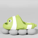 Women's Slippers Summer Funny Clown Fish Slides Fashion Soft Sole Platform Sandal Cute Outdoor Beach Flip Flop Thick Bottom Shoe