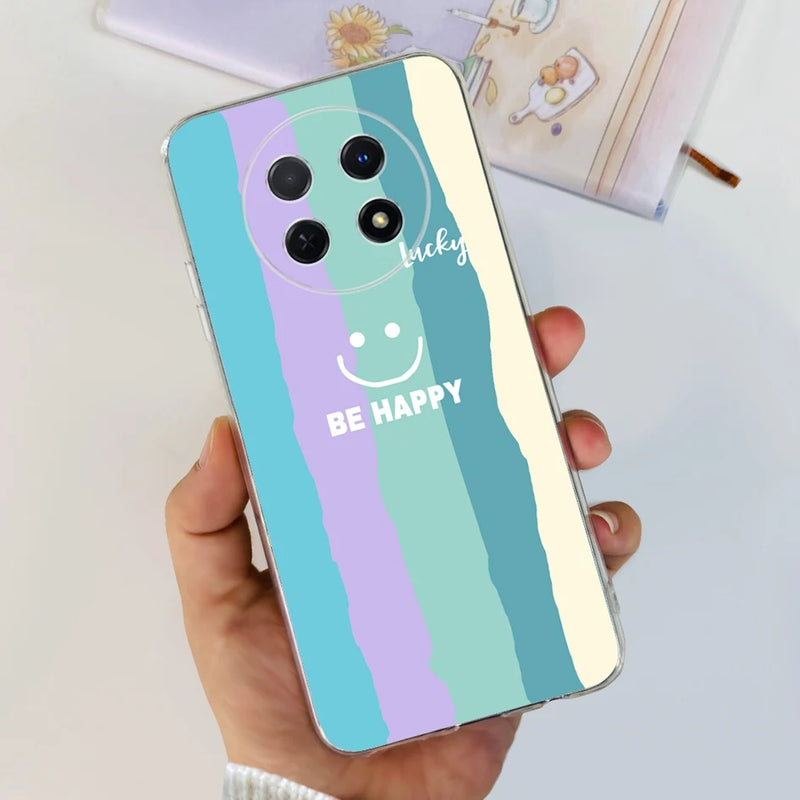 For Cover Huawei Nova Y91 Phone Case STG-LX1 STG-LX2 Silicone Transparent Capa Soft Coque For Huawei Nova Y91 Y 91 NovaY91 Funda