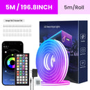 RGB Flexible Neon Strip Lights with App/Remote Control, Multiple Modes, Music Sync,  IP65 Waterproof LED Strip Neon Rope Lamp