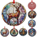 2024 Nativity Scene Hanging Ornaments Christmas Decoration Wall Hanging Jesus Angel Easter Christ Room Home Decorations