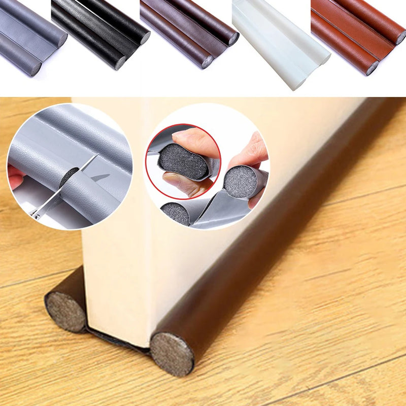 1pc 96cm Door Seal Strip Draught Excluder Stopper Door Bottom Wind Sweep Blocker Waterproof Door Draft Stoppers Sealing Strips