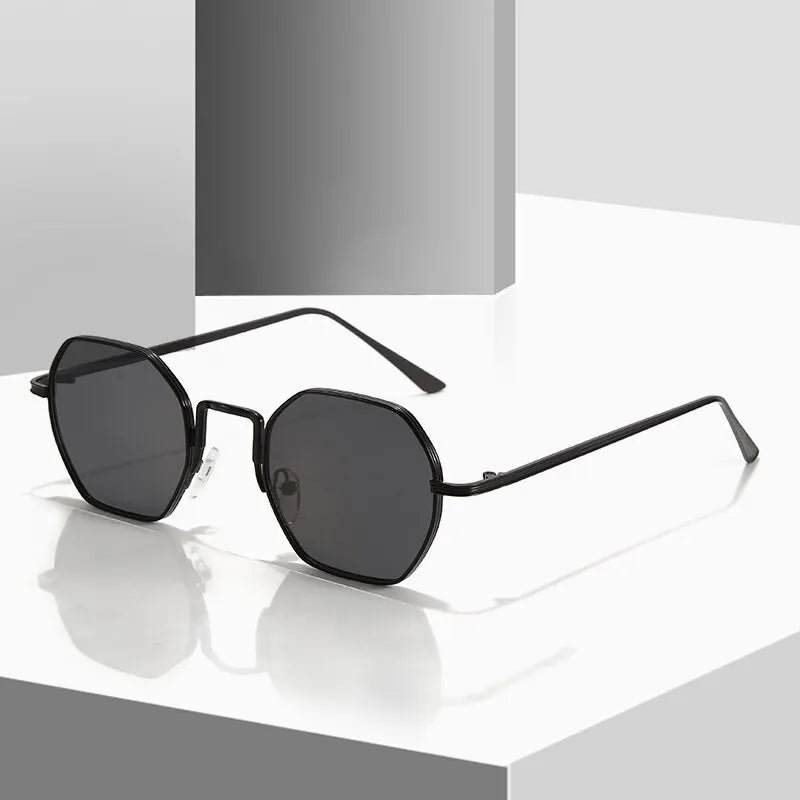 Retro Sunglasses With Metal Frame Trendy Sunglasses Men And Women Street Photo Sunglasses
