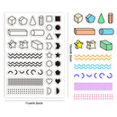 1pc Forest Clear Stamps Forest Sun Moon Cloud Trees Transparent Silicone Stamp Rubber Stamp for Scrapbooking4.3 x 6.3 x 0.1 Inch