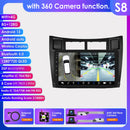 Hizpo 2Din 9inch CarPlay Android Auto Car Radio for Toyota Yaris 2005 - 2012 Navigation GPS RDS DSP BT 4G SWC UI7862 Headunit