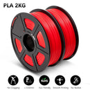 SUNLU 2KG 3D PLA/PETG/PLA PLUS/Clear Filament 1.75mm 2Roll 1KG 3D Printer Neatly Wound 3D Filament for 3D Printer& 3D Pen