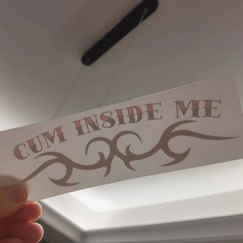 Long Lasting  Tattoo Stickers For Couples, Lovers Whisper English Letter,Cuckold Temporary Tattoo Fetish for Hotwife cuckold