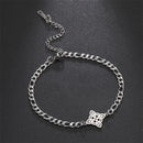 Witch Knot Charm Bracelet for Women Men Stainless Steel Chain Bracelets Witchcraft Amulet Paganism Jewelry Mothers Day Gift