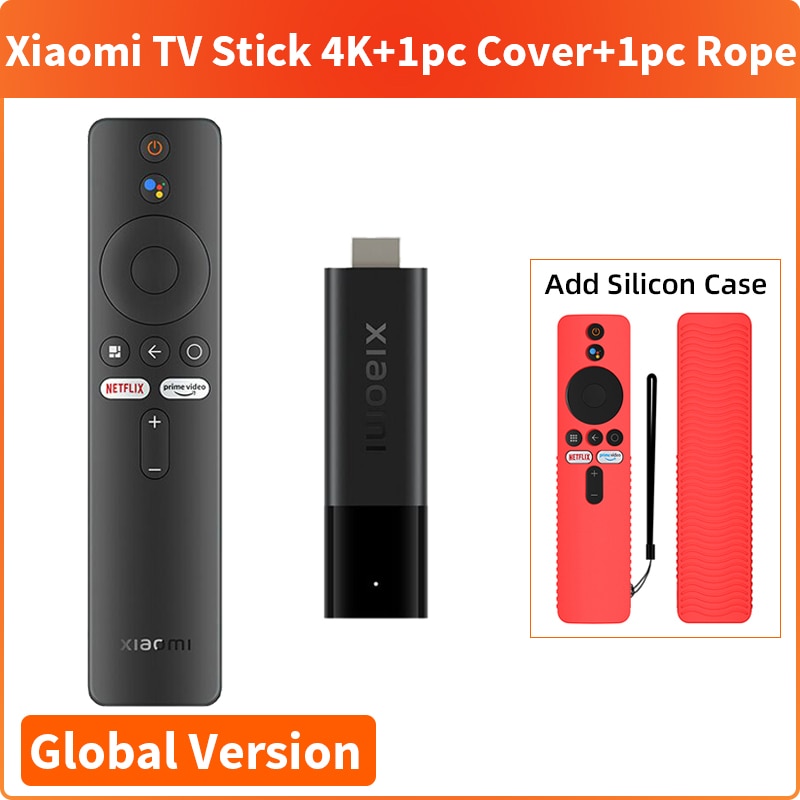 Xiaomi Mi TV Stick 4K Global Version 2GB RAM 8GB ROM Android TV 11 Quad Core Netflix Wifi Google Assistant Bluetooth 5.0