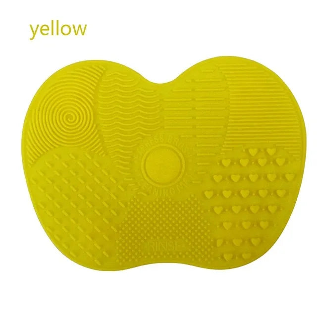 Silicone Brush Cleaner Cosmetic Make Up Washing Brush Gel Cleaning Mat Foundation Makeup Brush Cleaner Pad Scrubbe Board