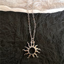 Goth Irregular Heart Cross Vortex Pendant Snake Rope Chain Necklace For Women Men Grunge Y2K 90s Punk Halloween EMO Accessories