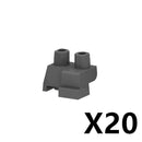 MOC Military Building Blocks Soldiers Figures Special Accessories Squatting Posture Arm Hand Kit Bricks Toys For Kid Gifts O020