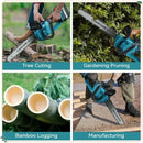 Makita 12 Inch 2200W Portable Chainsaw Brushless Electric Chain Saw  Rechargeable Cordless Graden Pruning Tools