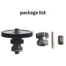 Gear for Neptune 4/Pro/Plus/Max Nanocoated Mold Steel Integrated Extrusion Head Gear Kit for Elegoo Extruder Gear 3D Printer