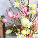 LED Light Easter Decoration Easter Egg Tree with Lamp Home Desktop Window Ornament  Kit Toy Table Living Room Party Decor 2024