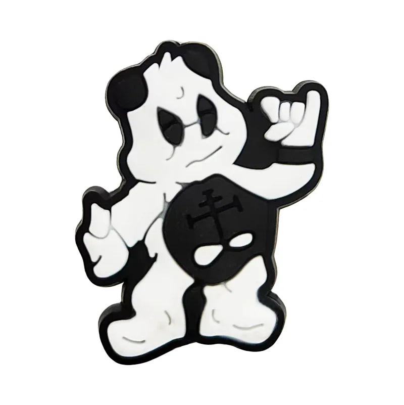 New Arrival Sales 1Pcs PVC Halloween Shoe Charms Pin for Crocs Accessories Wristband Decorations Buckle Kids Adult Party Gifts