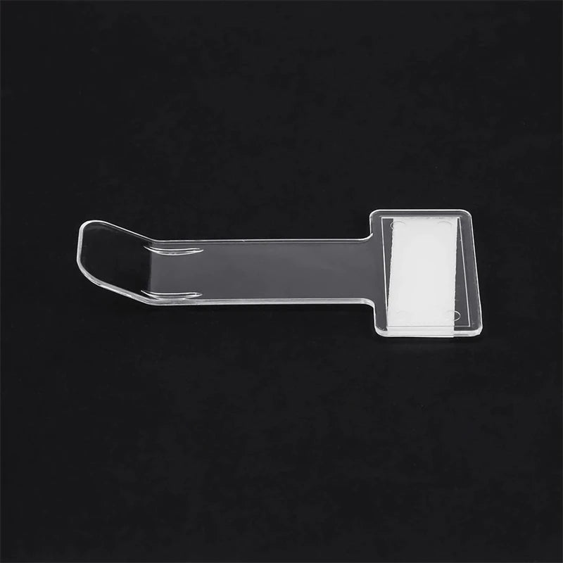 2/4 PCS Transparent Car Vehicle Parking Ticket Receipt Permit Card Holder Clip Sticker Windscreen Plastic Universal Car Parts