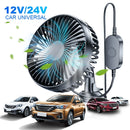 Car Fan 12V/24V USB Car Dashboard Cooling Fan Large Wind Single Head Ventilator With Suction Cup Auto Cooling Fan Car Accessory