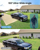 AOSU 3MP Wireless Camera System 2 Cam Wiress Kit 5200mAh Battery Color Night Vision Two-way Audio CCTV Camera Set