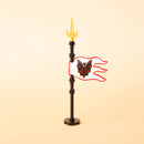 Medieval Castle Knight Figures Flag Building Blocks Ancient Holy Rome Military Army Soldier Weapons MOC Accessory Bricks Kid Toy