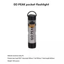 Gopeak Pocket Mini Flashlight Outdoor Key Clip Cap Ambient Led Long Endurance Disaster Relief Emergency 5050 Small Light