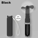 Portable Mini Handheld Fan Small Pocket Fan USB Rechargeable Battery Fan Folding Cooling Hand Fan Mini USB Fan with Power Bank