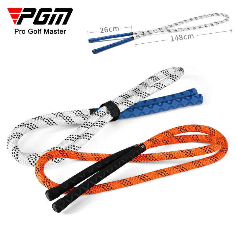 PGM Golf Swing Training Rope Enhances Swing Speed and Strength Rhythm Training Indoor and Outdoor Trainers HGB025