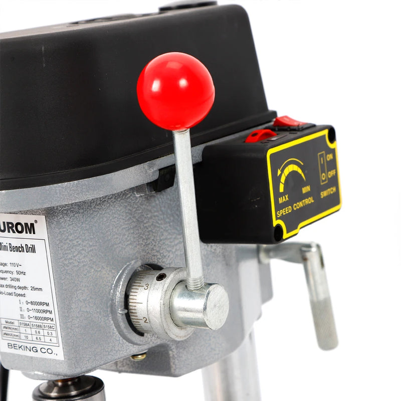 High Speed Mini Drilling Machine 340w Drilling Chuck 1-10mm Bench Machine Table