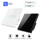 Cozylife WiFi Smart Switch EU Light Wall Touch Switch 220V Need Neutral Wire Smart Life Work with Alexa Google Home 1/2/3 Gang