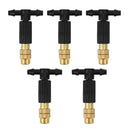 5-100Pcs Outdoor Misting Cooling System Garden Irrigation Watering 1/4'' Brass Atomizer Nozzles 4/7mm Hose Garden Sprinkler Head