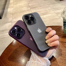 Ultra Thin Matte Translucent Phone Case for Apple iPhone 15 14 Plus 13 12 11 Pro Max Hard Plastic PC Clear Silky Skin Cover Capa