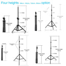 1/4 Screw Head Light Stand Tripod 2m 1.5m 68cm For Phone Selfie Stick Adjustable For Photo Studio Flashes Photographic Softbox