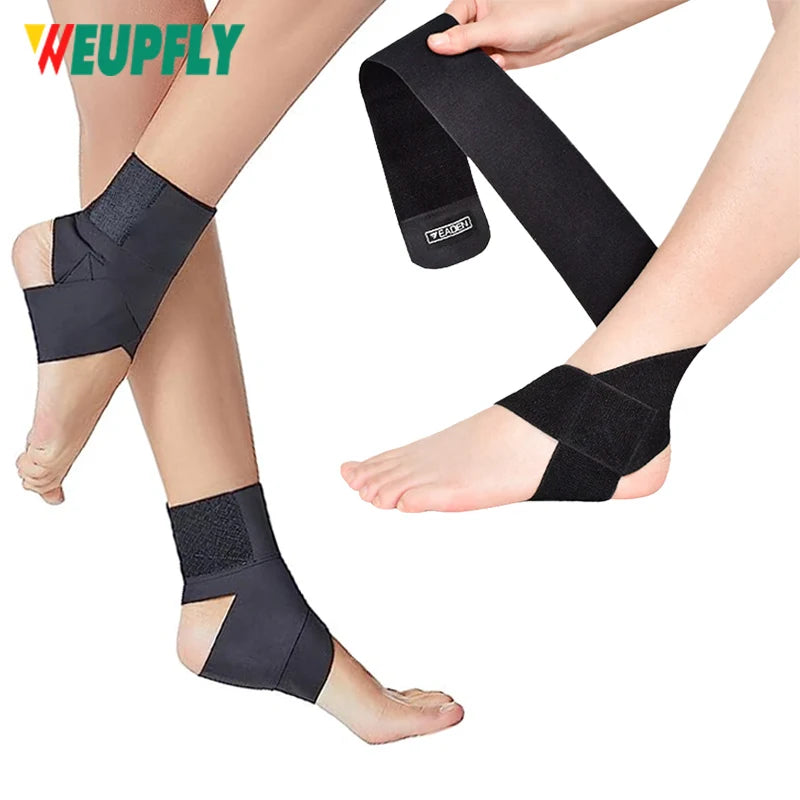 1Pcs Ultrathin High-Elastic Ankle Wraps Ankle Brace Support for Men Women Kids, Adjustable Compression Ankle Sleeves for Running