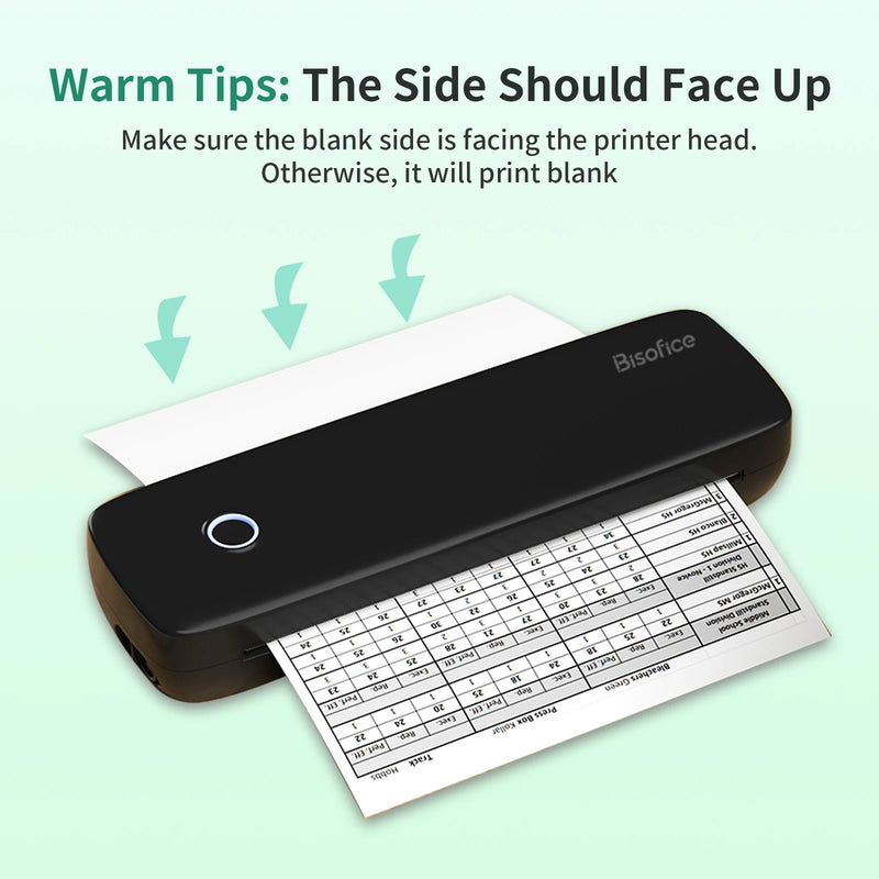 A4 Thermal Paper 200 Sheet Fanfold Printing Paper for Thermal Printer L81/A81/ A80 Compatible with PeriPage A40 210x297mm(