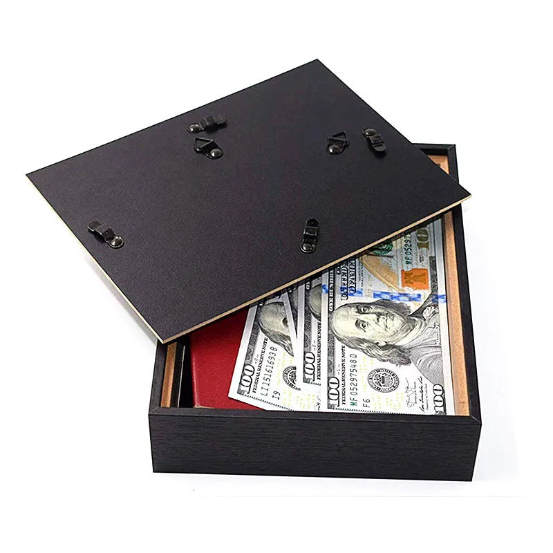 Hiding Safe Private Money Box Picture Frame Fake Sight Secret Stash Can Container Hiding Storage Important Item File Save Money