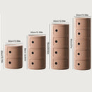 Creative Bedroom Bedside Table Modern Minimalist Round Storage Small Cabinet Large Capacity Plastic Side Cabinet 협탁