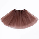 Tutu Princess Dress Mesh 2-8 Year Old Children's Halfbody Halloween Ballet Dance Performance Short Skirt Christmas Dress Girl