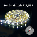 Light For Bambu lab p1p p1s X1C LED Lights Strip LED Light Kit 5V 150cm IP44 Lighting Lamp Super bright For Bamboo Lab