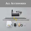 Smart Sensor Bathroom Basin Faucet Intelligent Black Automatic Sense Brass Cold Hot Water Mixer Waterfall Crane Deck Mount