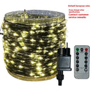 5-20M Christmas Tree Light String LED String Lights Fairy String WarmWhite Garland for Christmas Tree Pendant Outdoor Decoration