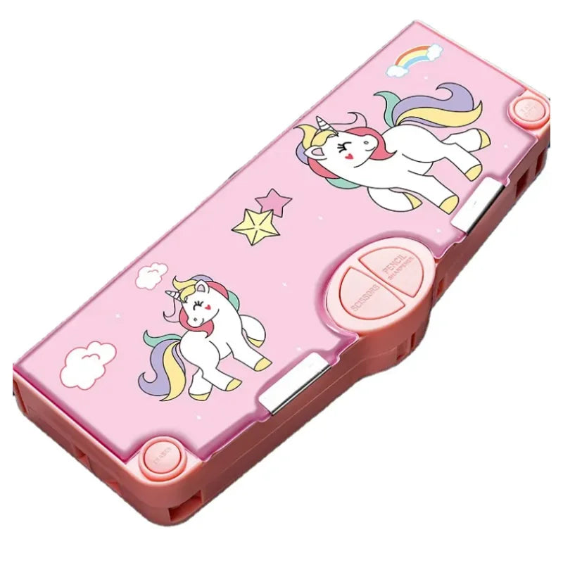 Pencil CasePassword Pen Case Kawaii Pencilcases Multifunctional Pencil Box Korean School Stationery