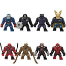 Marvel Action Figure Mini Block Adult Super Hero Series Iron Man Spider Man Assembled Block Children's Puzzle Toy Gift