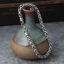 Men's Vintage Stainless Steel Keel Bracelet with Lobster Claw Clasp Fashion Ethnic Trend Jewelry Anniversary Gift