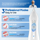 Mornwell D52 USB Rechargeable Water Flosser Oral Irrigator Portable Dental Water Jet 300ML Water Tank Waterproof Teeth Cleaner
